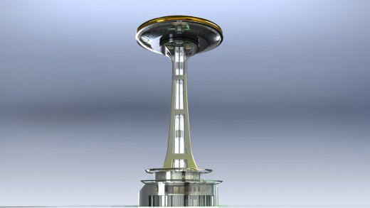 侏罗纪公园天空餐厅建筑模型缩略图