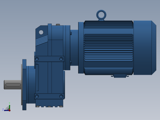 FF27 B5法兰安装平行轴-斜齿轮减速电机[FF27-4.16Y0.25-4P-M1-J4]缩略图