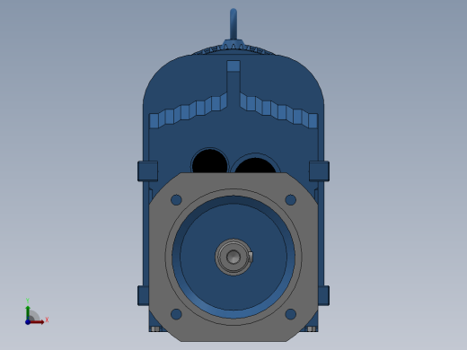 FF27 B5法兰安装平行轴-斜齿轮减速电机[FF27-4.16Y0.25-4P-M1-J4]缩略图