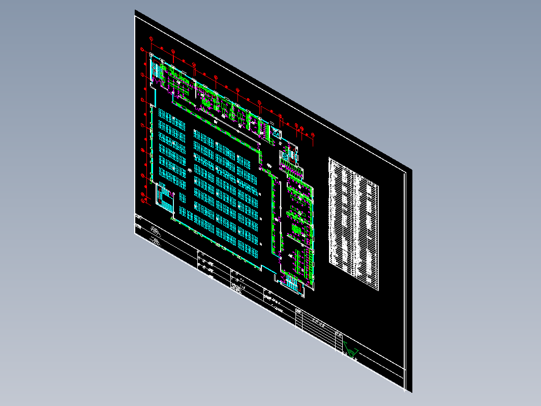 cad厨房布置图