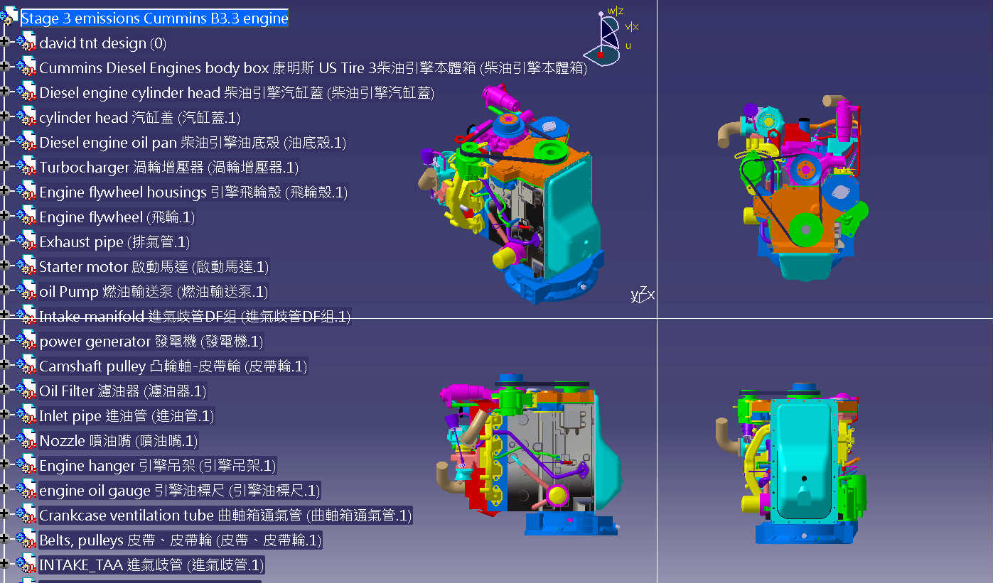 Cummins康明斯B3.3 发动机