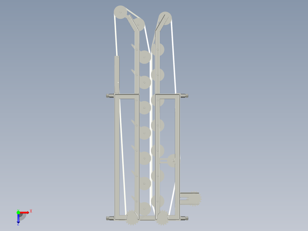 半喂入式花生摘果机设计及仿真【三维PROE】三维ProE4.0带参+CAD+说明书