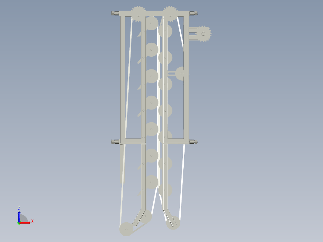 半喂入式花生摘果机设计及仿真【三维PROE】三维ProE4.0带参+CAD+说明书