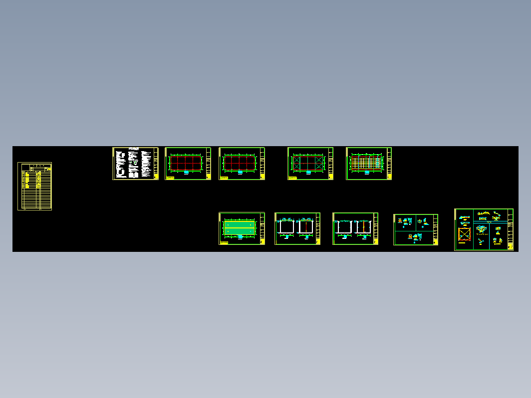 广西南宁18米跨度工程CAD