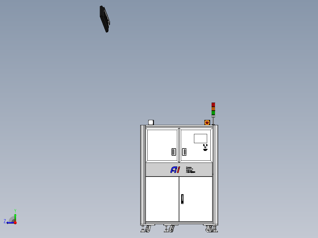 铝型材机架钣金造型-13