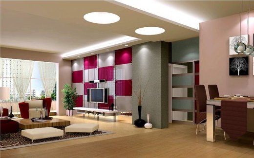 两居施工图附效果图及完工实景照片CAD图纸缩略图