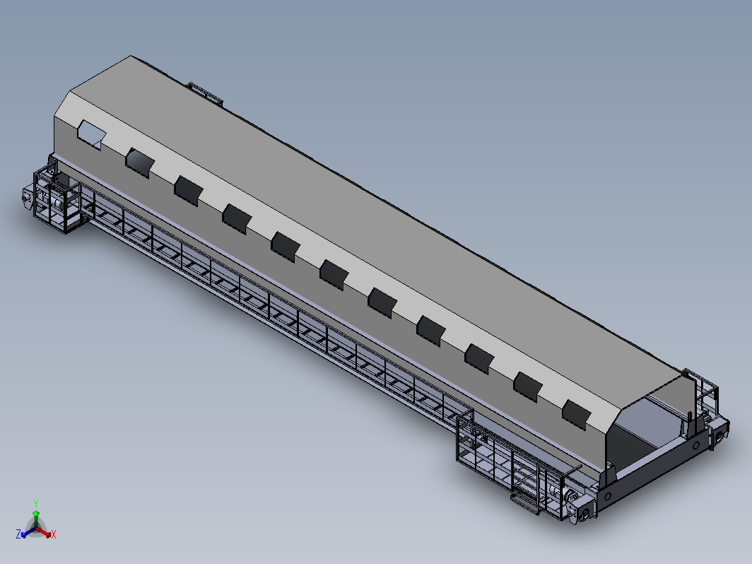 移动模架造桥机结构有限元分析（三维+CAD+设计说明书）