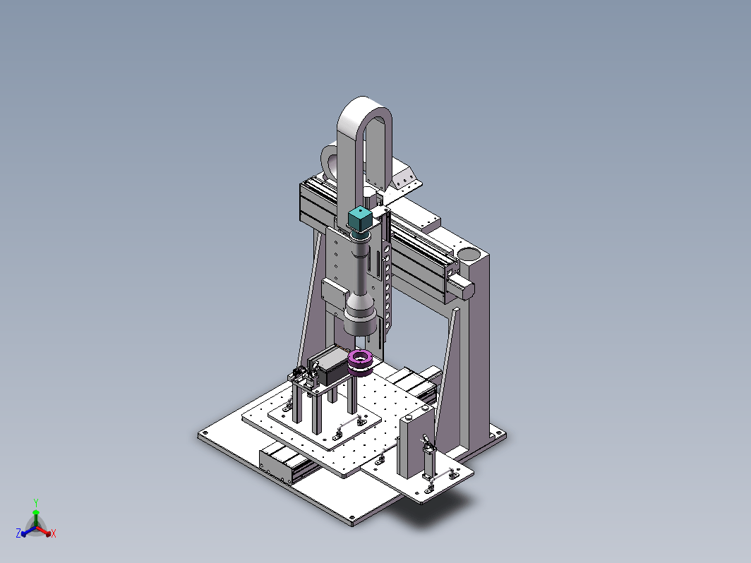 三坐标检测机3D图