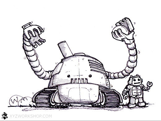 可爱的机器人botbot缩略图