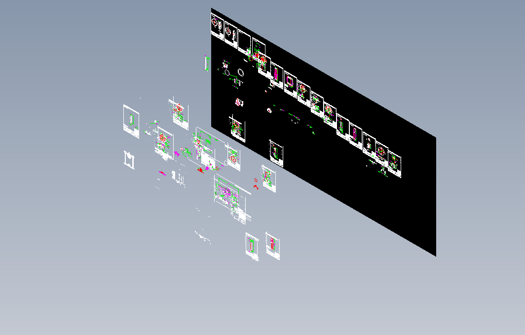 旋铆夹具工装图纸