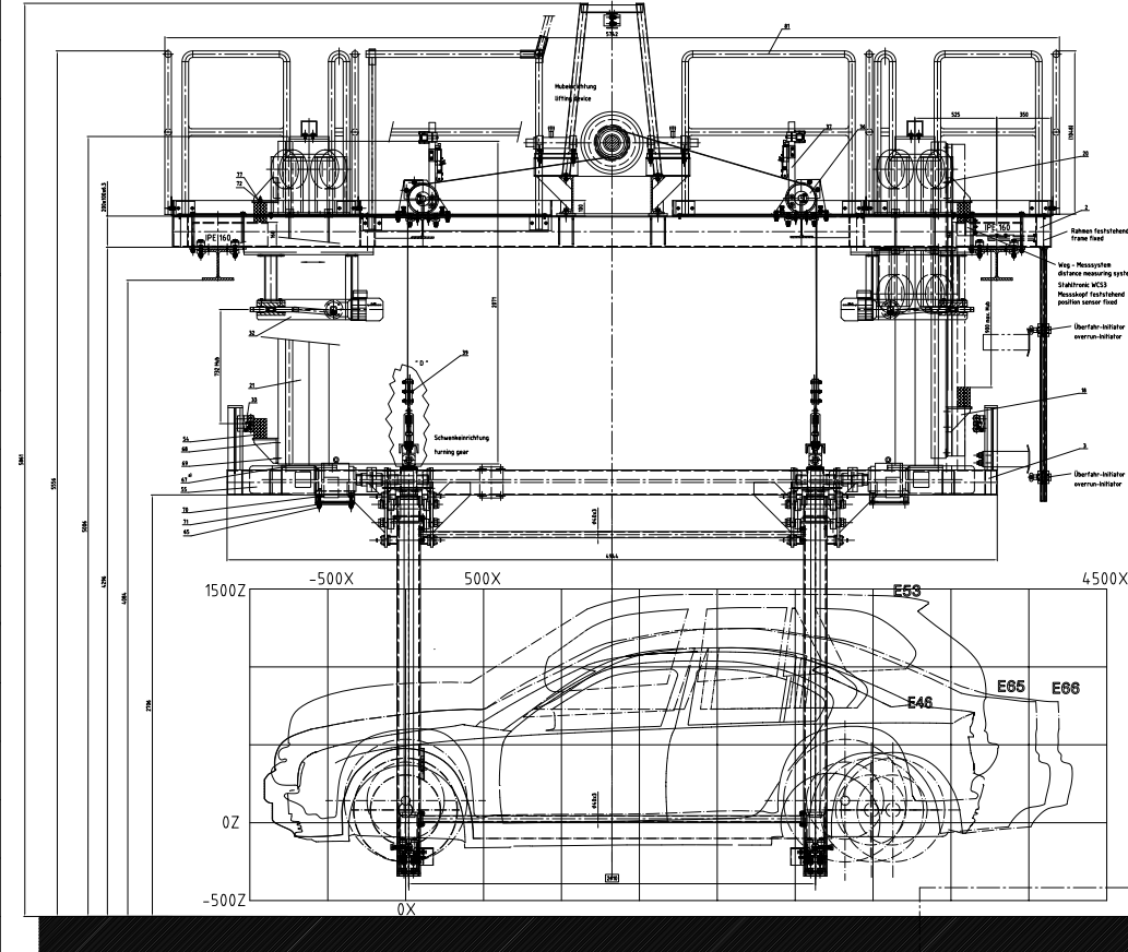 汽车旋转吊具CAD