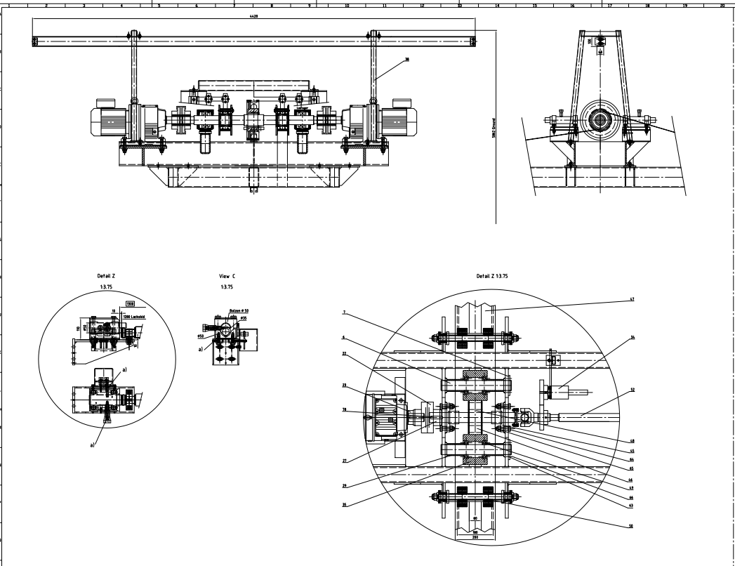 汽车旋转吊具CAD