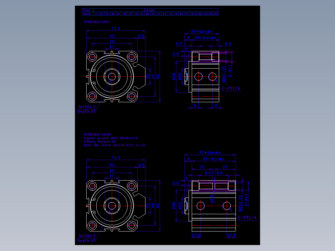 SDA气缸 83-SDA-50-BZN