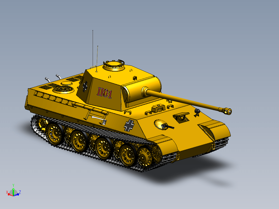 虎式坦克 panzer-mk-v-tank