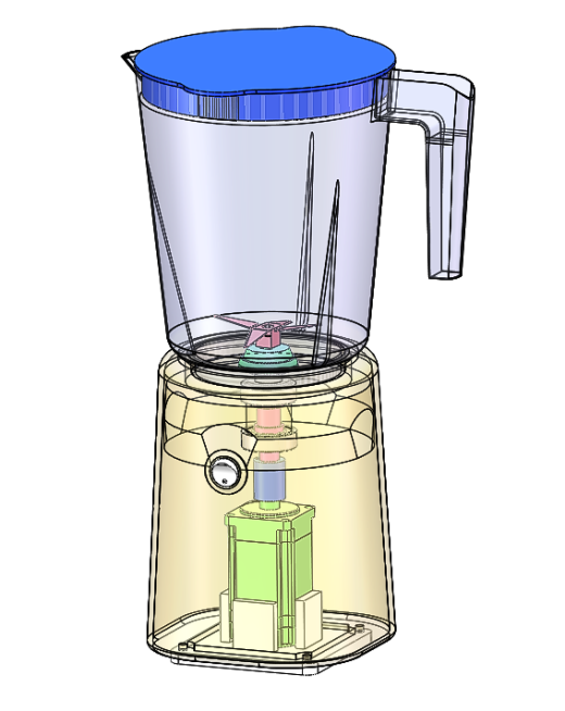 榨汁机的结构设计 SW+CAD+说明书缩略图