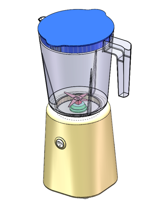 榨汁机的结构设计 SW+CAD+说明书缩略图