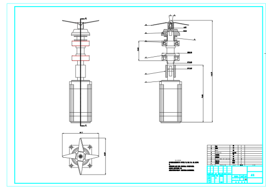 榨汁机的结构设计 SW+CAD+说明书缩略图