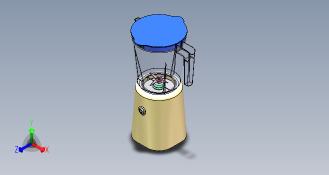 榨汁机的结构设计 SW+CAD+说明书