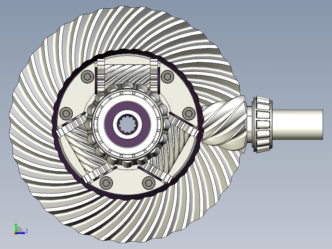 Torsen托森差速器模型