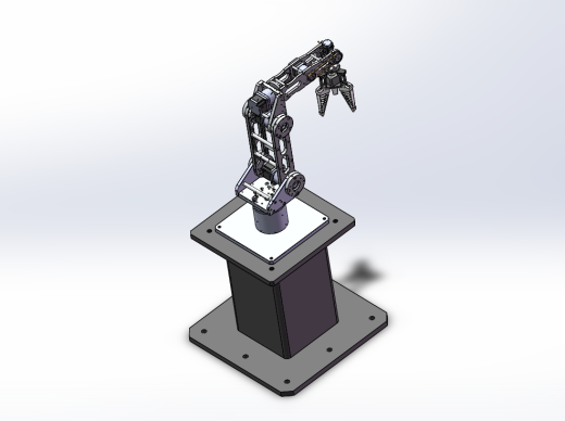 高度灵活小机械手3D缩略图