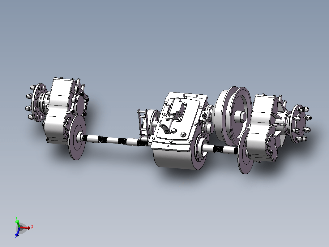 前桥变速箱（带边减）WH400CL-416100-1