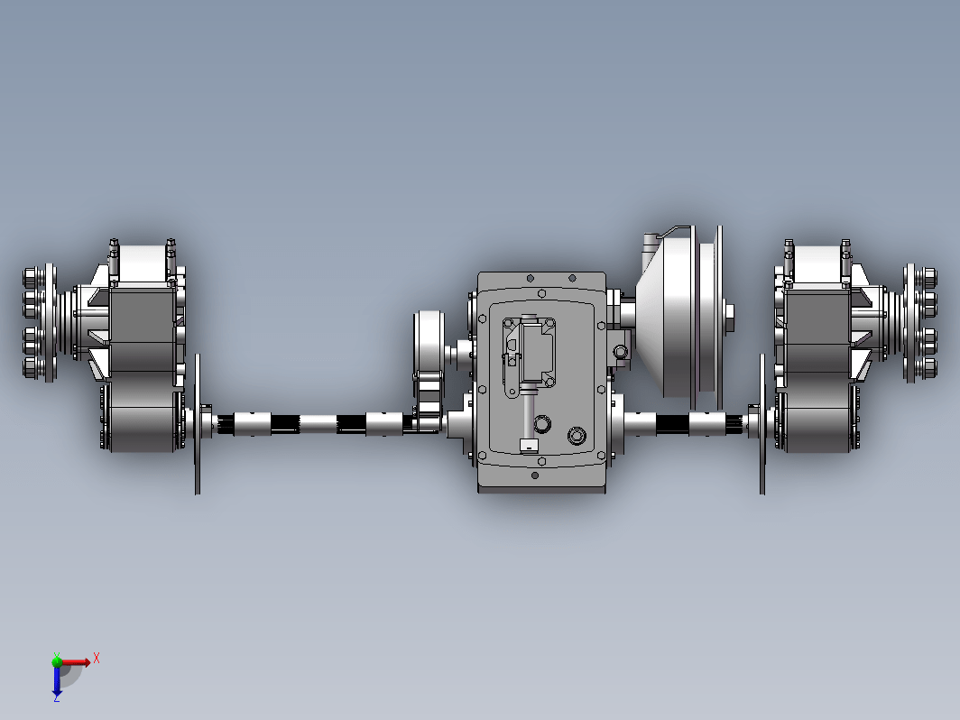 前桥变速箱（带边减）WH400CL-416100-1