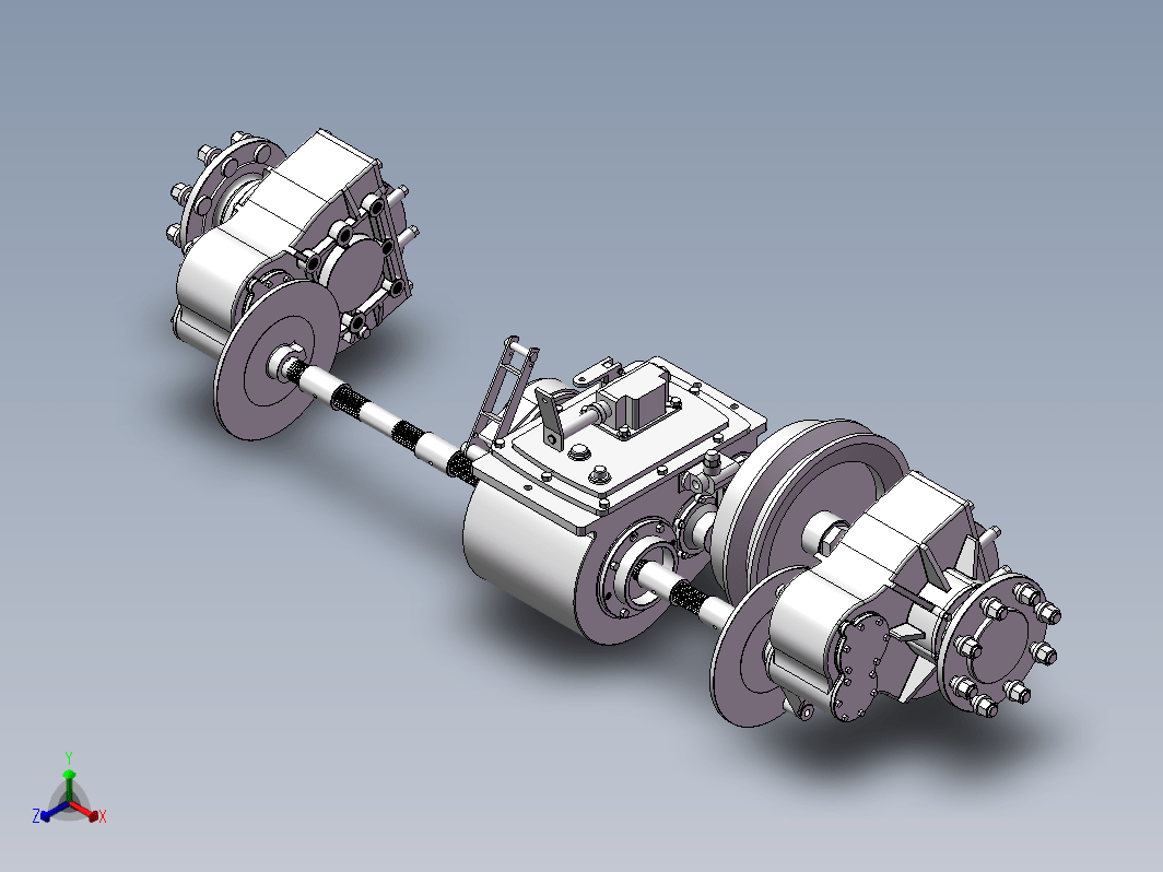 前桥变速箱（带边减）WH400CL-416100-1