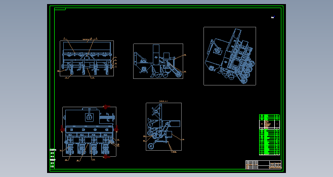 自动播种机三维UG+CAD