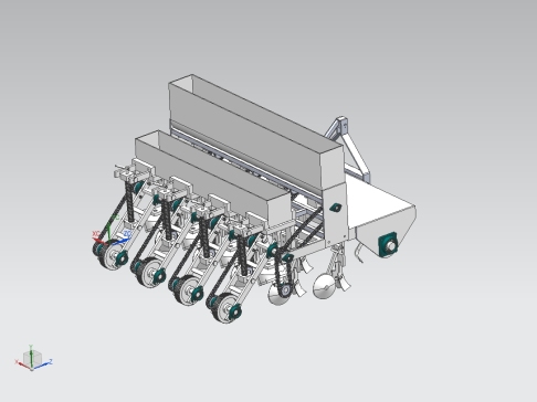 自动播种机三维UG+CAD