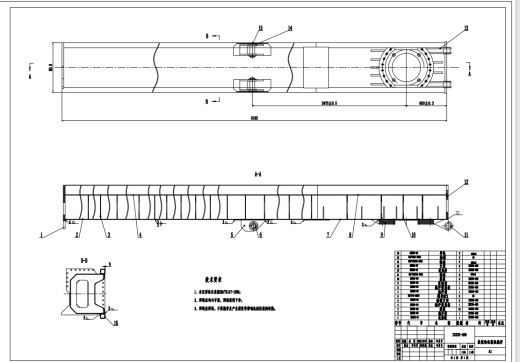 TR400旋挖钻机桅杆结构设计与有限元CAD+说明书缩略图