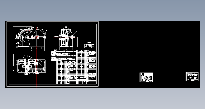 一级减速器装配图+CAD+说明