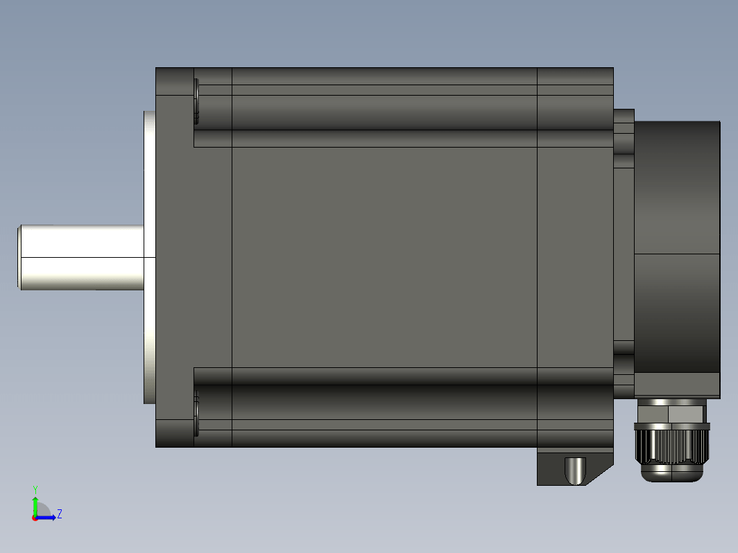 步进电机3D图110BYG350-12NM-YH.IGS