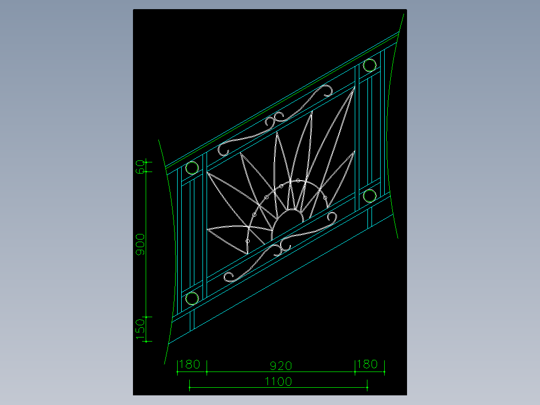CAD室内设计施工-楼梯 FH10B010