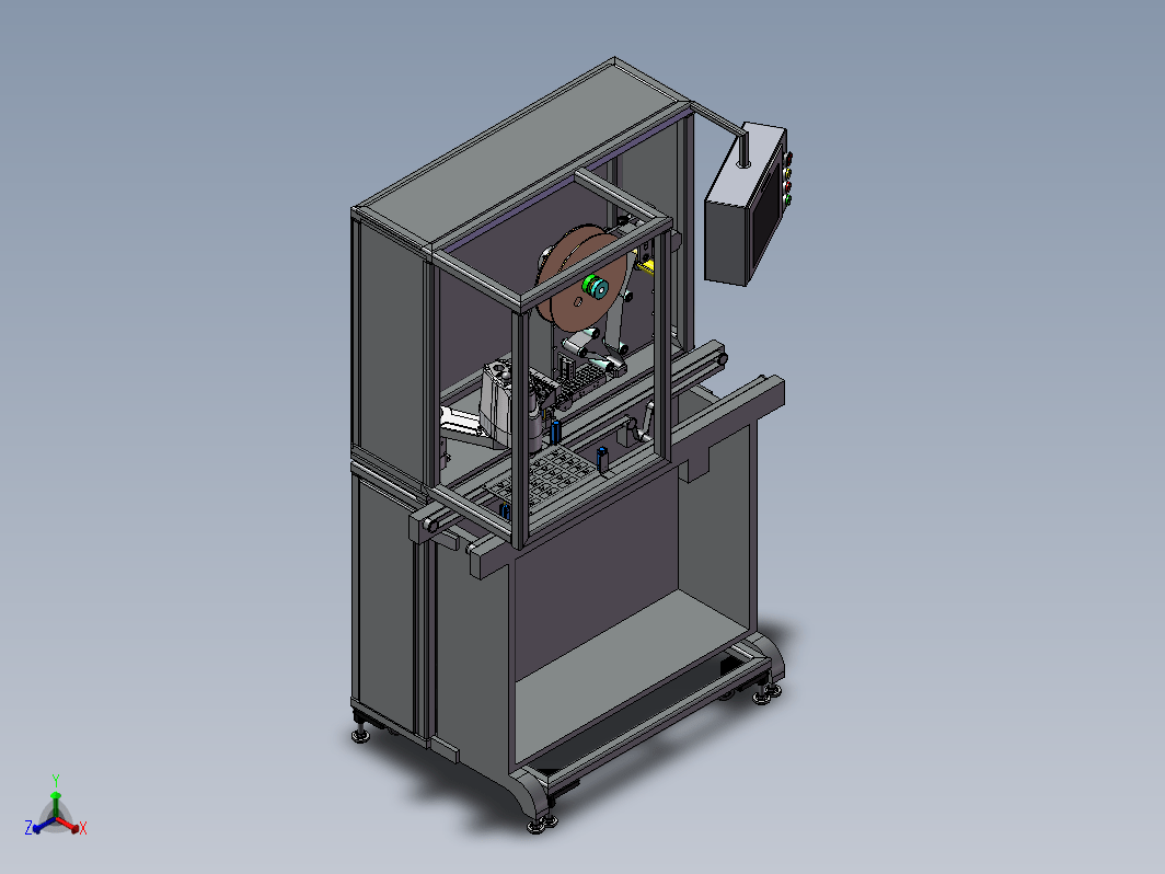 六轴机器人自动贴标机-XT333