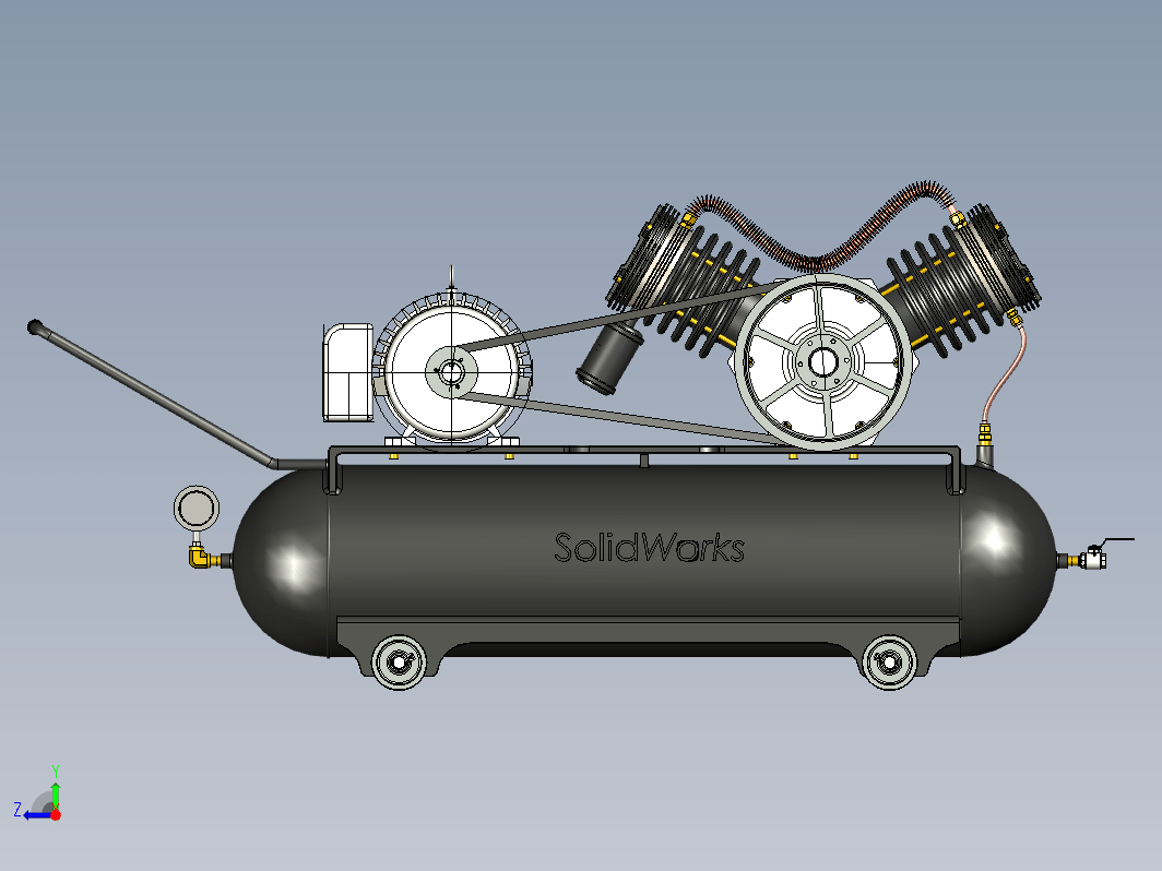 二级往复式空气压缩机
