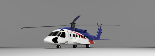 SirKosky S-92直升机飞机模型缩略图