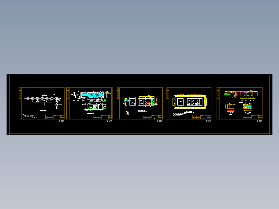 某小区10m3_h污水处理站施工图纸