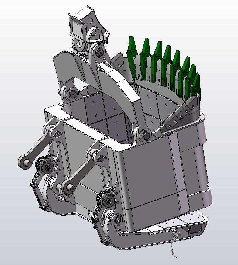 矿用挖掘机37立方铲斗