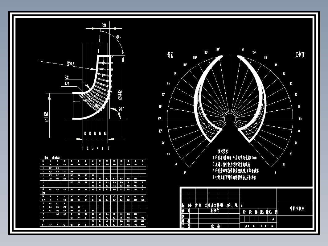 常温清水单级单吸卧式离心泵设计+CAD+说明书