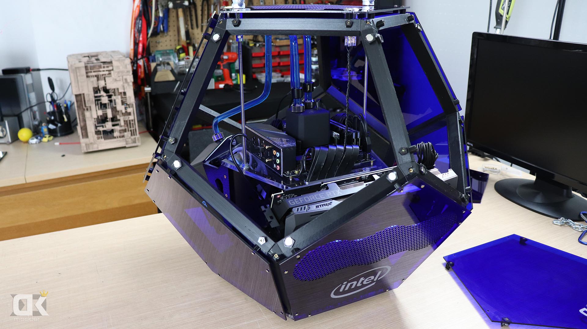 PC电脑3D打印多面体个性机箱