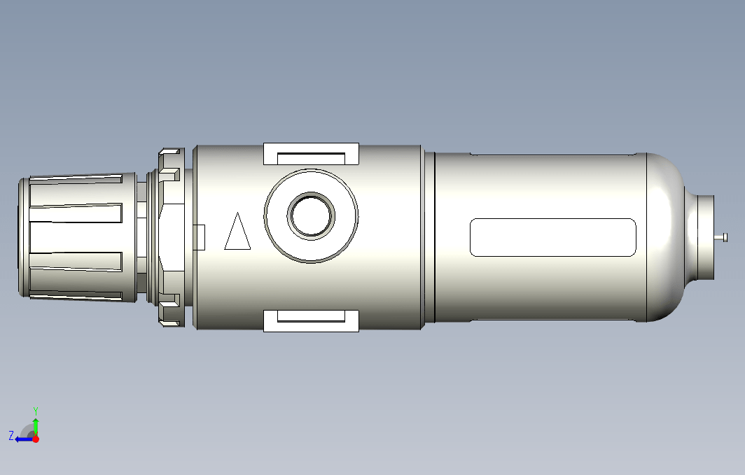 气源处理元件三点式组合3D-AFR-150-H-BG系列