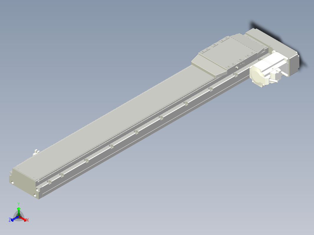 轨道内嵌式螺杆滑台KGH12-700-BR-400W-C4