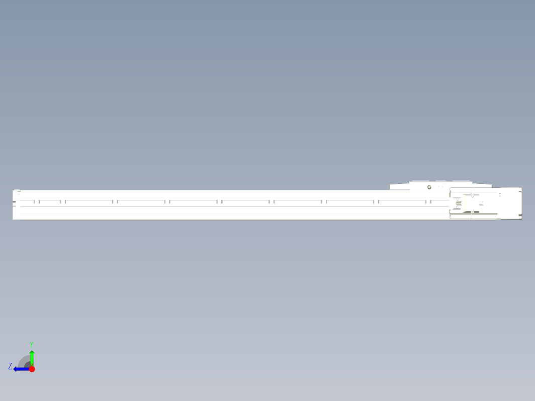 轨道内嵌式螺杆滑台KGH12-700-BR-400W-C4