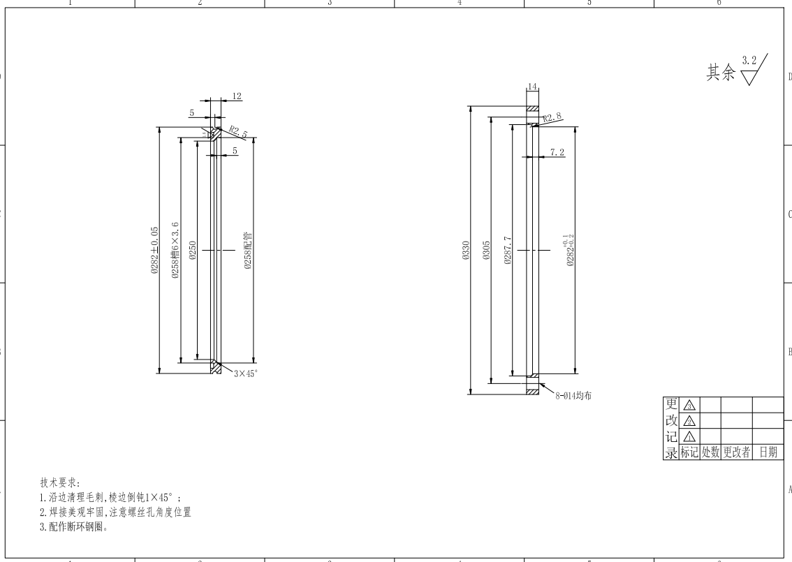 M0086-25-400全系列标准活套法兰CAD+==505315=40