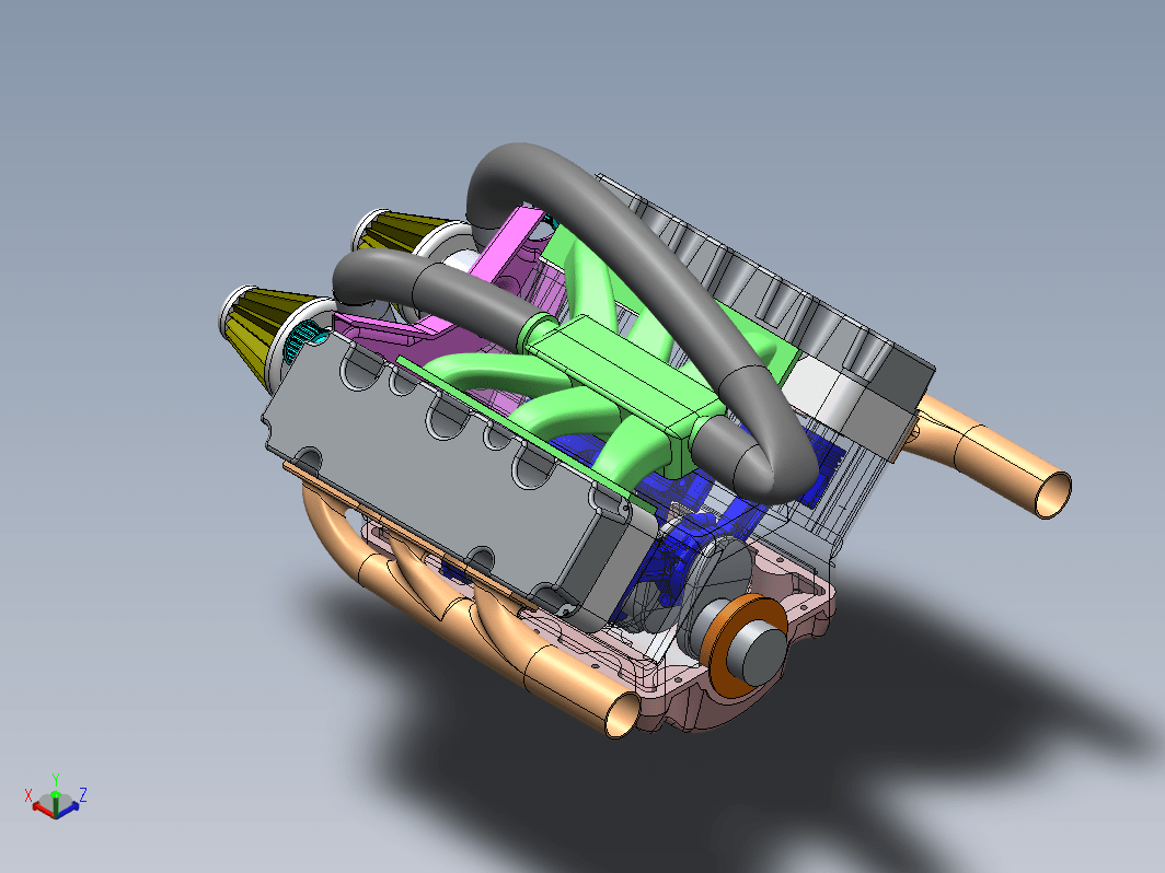 V6 IC发动机设计