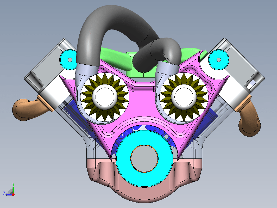 V6 IC发动机设计