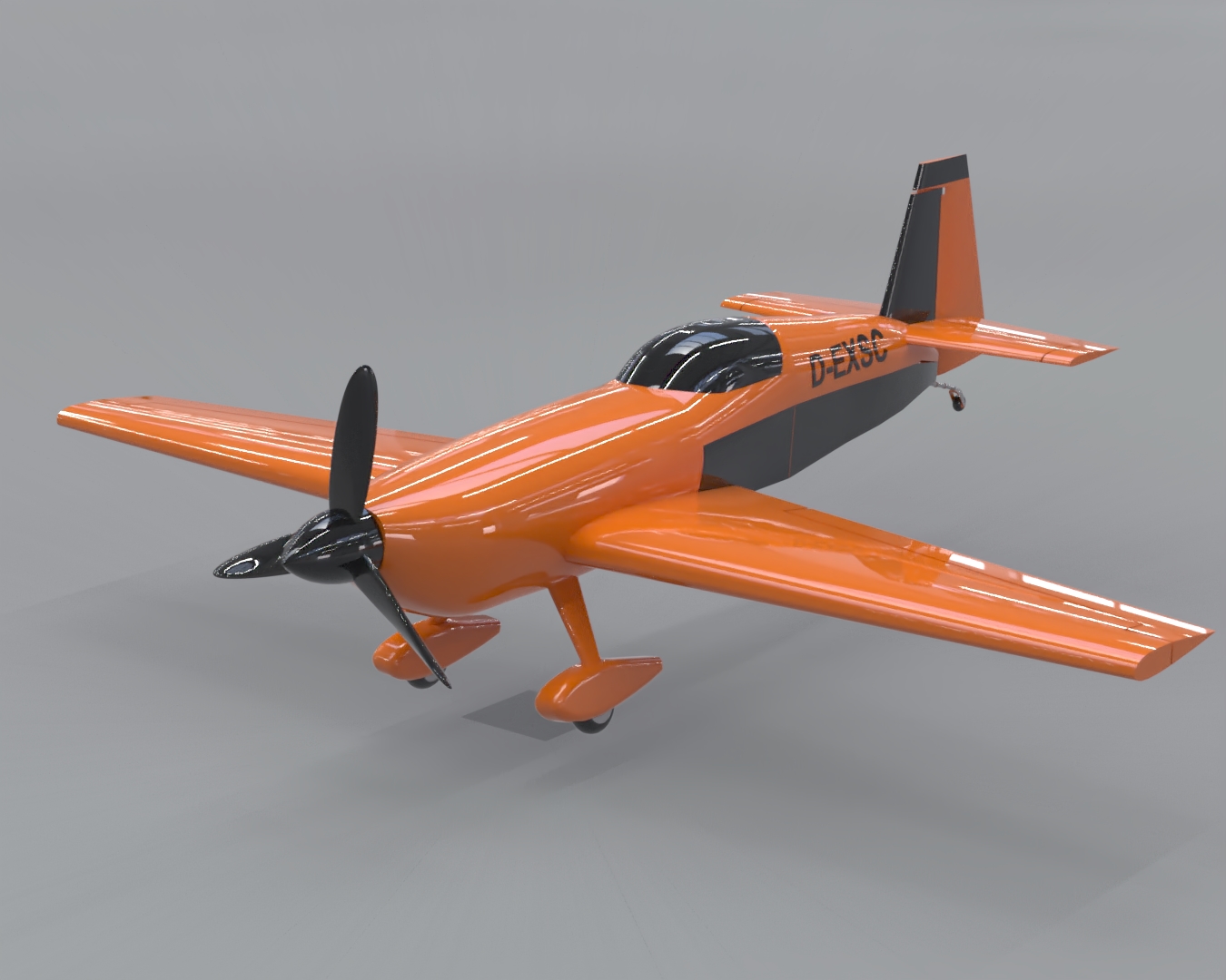 单座低翼特技单翼飞机