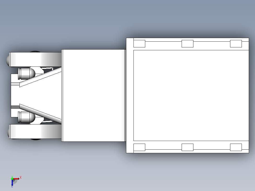 木制卡车玩具车模型3D图