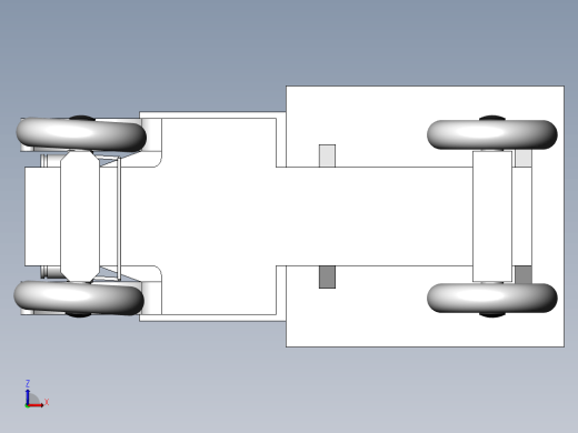 木制卡车玩具车模型3D图缩略图