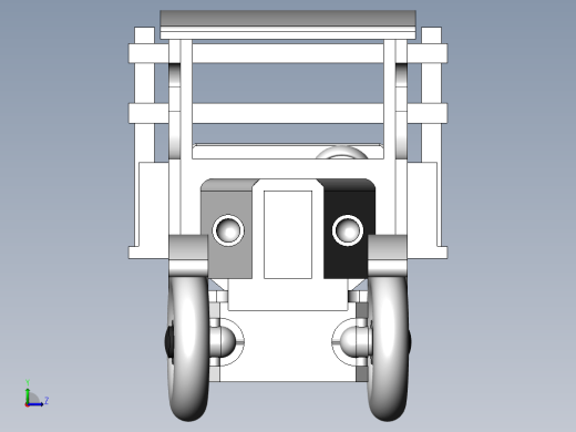 木制卡车玩具车模型3D图缩略图